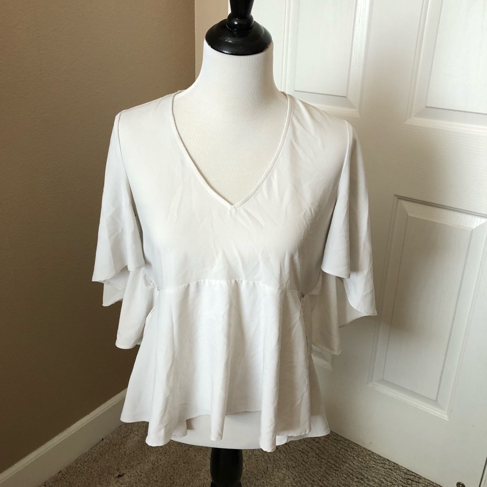 White professional or fun top